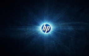 Shining logo HP