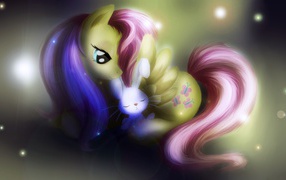 	   My little pony with Bunny