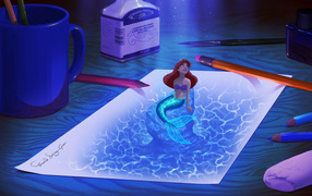 	   The little mermaid Ariel picture