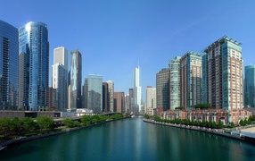 The river in Chicago