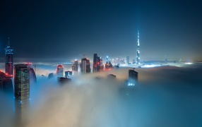 	  Dubai in the fog