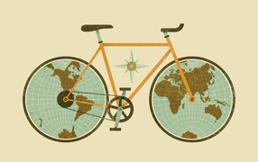 Велосипед земной шар