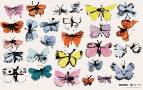 Painting Andy Warhol Butterflies