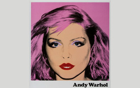 Painting Andy Warhol Pretty lady