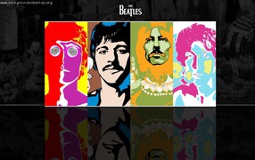 Картина Энди Уорхола The Beatles