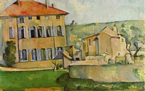 Painting Cezanne - Mansion
