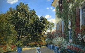 Painting Claude Monet - Playground