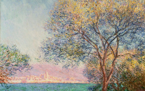 Painting Monet - Antibes in the morning