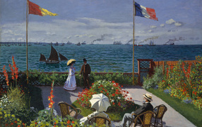 Painting Monet - Sain Adresse