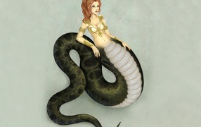 Girl snake