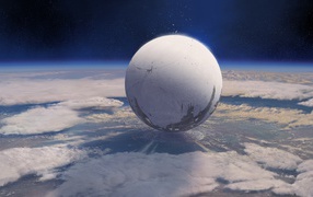 Огромный шар на планете