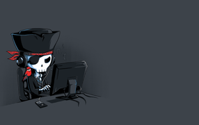 	   Computer pirate