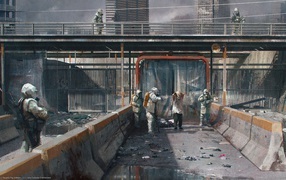 	   Cleaning of the city after the Apocalypse