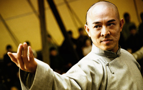 Kung fu master Jet Li