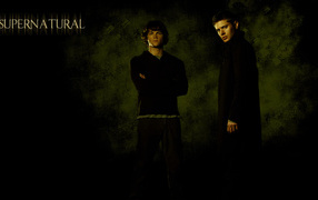 Brothers fighting against evil from the show Supernatural