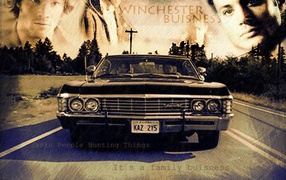 Winchester car from the TV series Supernatural