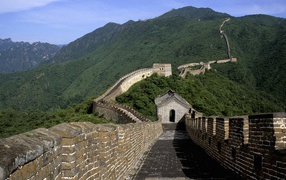 	   The great wall of China