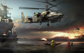 Российский боевой вертолет