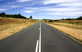 	   Straight road