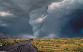 	   Tornado on the road