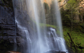 Beautiful waterfall in the U.S.