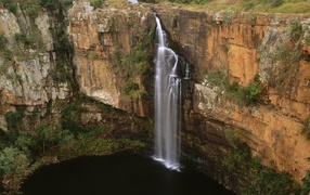 	   Waterfall in South Africa