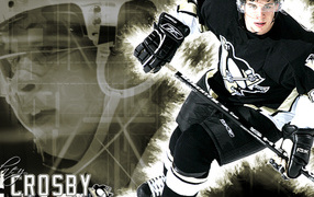 Hockey player of Pittsburgh Sidney Crosby