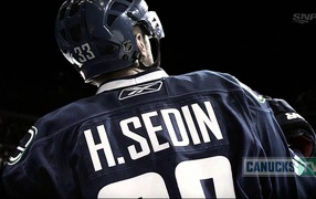 Hockey player of Vancouver Henrik Sedin