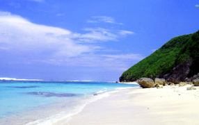 Wild beach in Bali