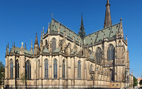 Католический собор в городе Линц, Австрия