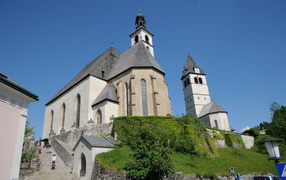 Church in the resort of Kitzbuehel, Austria