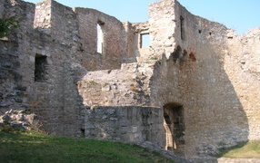 Крепостная стена в городе Гайнберг, Австрия