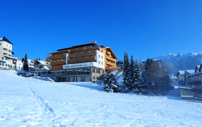 Hotel Maximilian in the ski resort of Serfaus, Austria