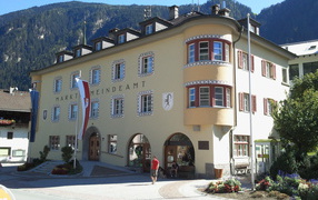 Restaurant in the ski resort of Mayrhofen, Austria