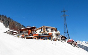 Ресторан на горнолыжном курорте Сант Антон, Австрия