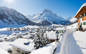 Ski resort of Lech, Austria