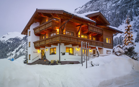 Villa in the ski resort of Lech, Austria