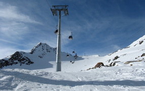 Зимний отдых на горнолыжном курорте Зёльден, Австрия