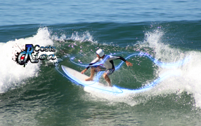 Surfing in Costa rica