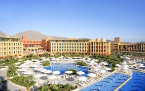Luxury hotel in the resort of Taba, Egypt