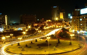 Night in Cairo's Tahrir