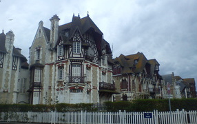 Castle in the resort of Deauville, France