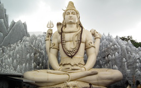 Shiva statue in Bangalore