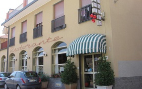 A cozy restaurant at the resort Spotorno, Italy