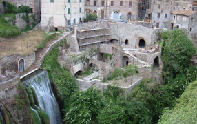 Древние руины в Тиволи, Италия