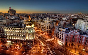 night Madrid