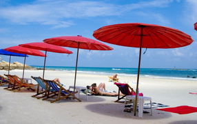Beach on the island of Koh Samet, Thailand