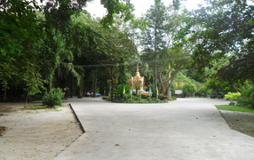 Park in the resort of Rayong, Thailand