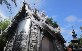 Silver temple in Chiang Rai Resort, Thailand
