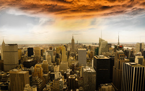 Буря над Манхэттеном, Нью-Йорк